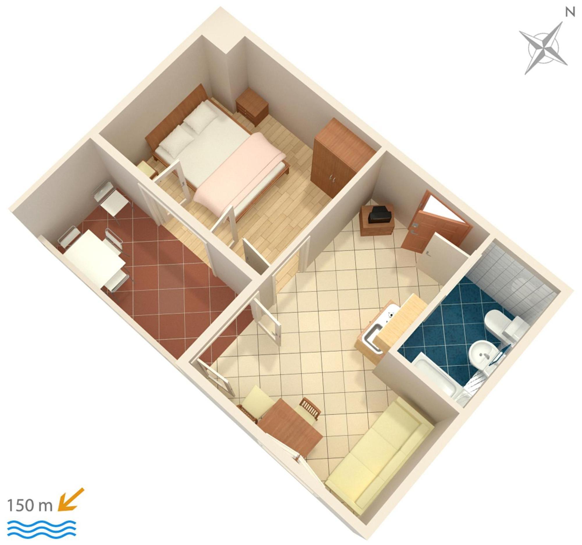 Apartments By The Sea Duce, Omis - 5973 Екстериор снимка